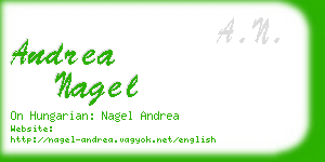 andrea nagel business card